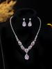Alloy Necklace Set - Fashionable Banquet Jewelry Chain For Women - Bridal Wedding Jewelry Set