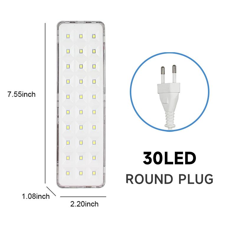 30LEDs Portable Emergency Light 2 Modes Dimmable Camping Lanterns Wall-mounted Rechargeable Home Lamp for Power Loss Use