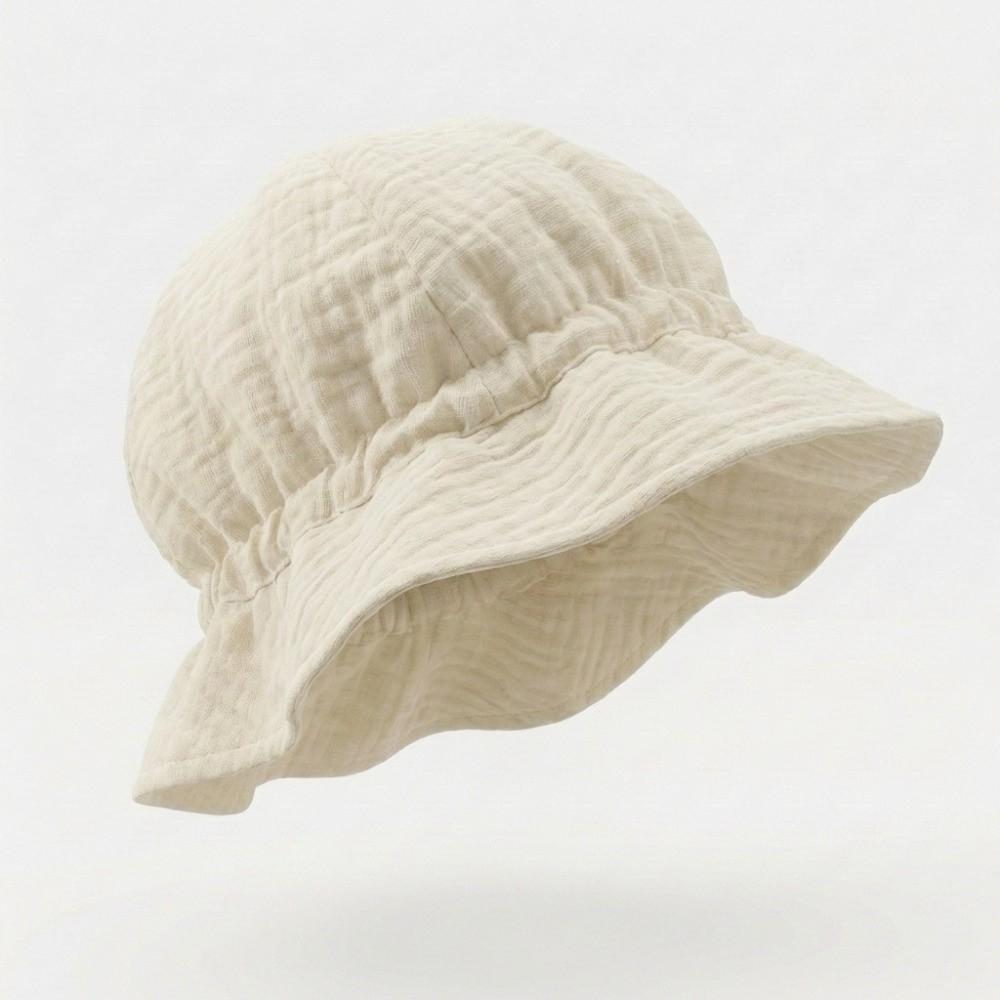 Breathable Gauze Muslin Baby Summer Hat Soft Edge Children Panama Cap Kids Sun Hat  Summer Season