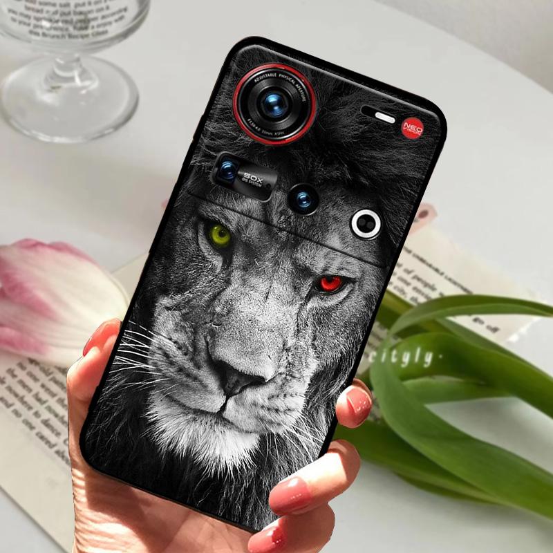 For ZTE Nubia Z70 Ultra 5G Case NX733J Shockproof Soft TPU Silicone Phone Cover For ZTE Nubia Z60S Pro 5G Z50S Pro Bumper Fundas