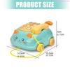 Educational Musical Telephone Toy For Toddler Color Recognition Pretend Play Music And Sound Effect Early Learning Toy 195F
