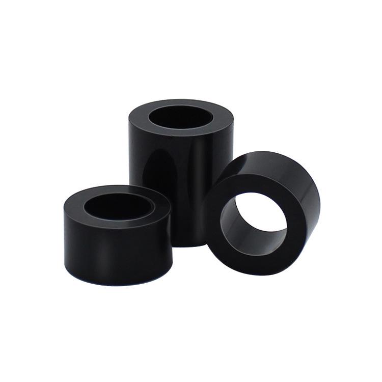 M5 Black Washer Hollow Pass-Through ABS Gasket Spacer, PC Board Isolation, Round Hole Sleeve Insulation Support Post.