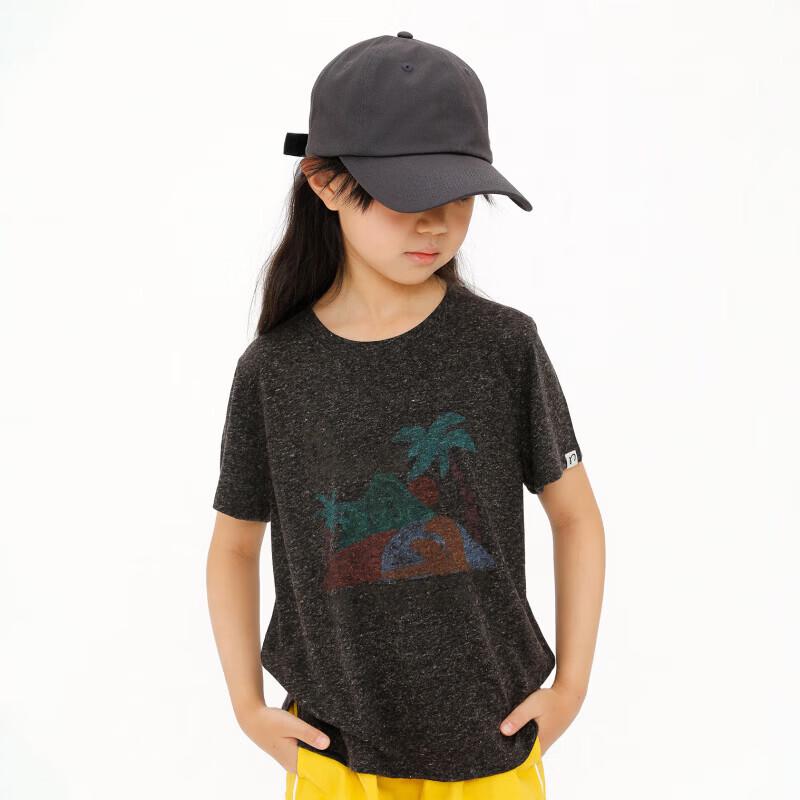 NaJu Kids Cool Linen Blend Splatter Print T-shirt 120 cm