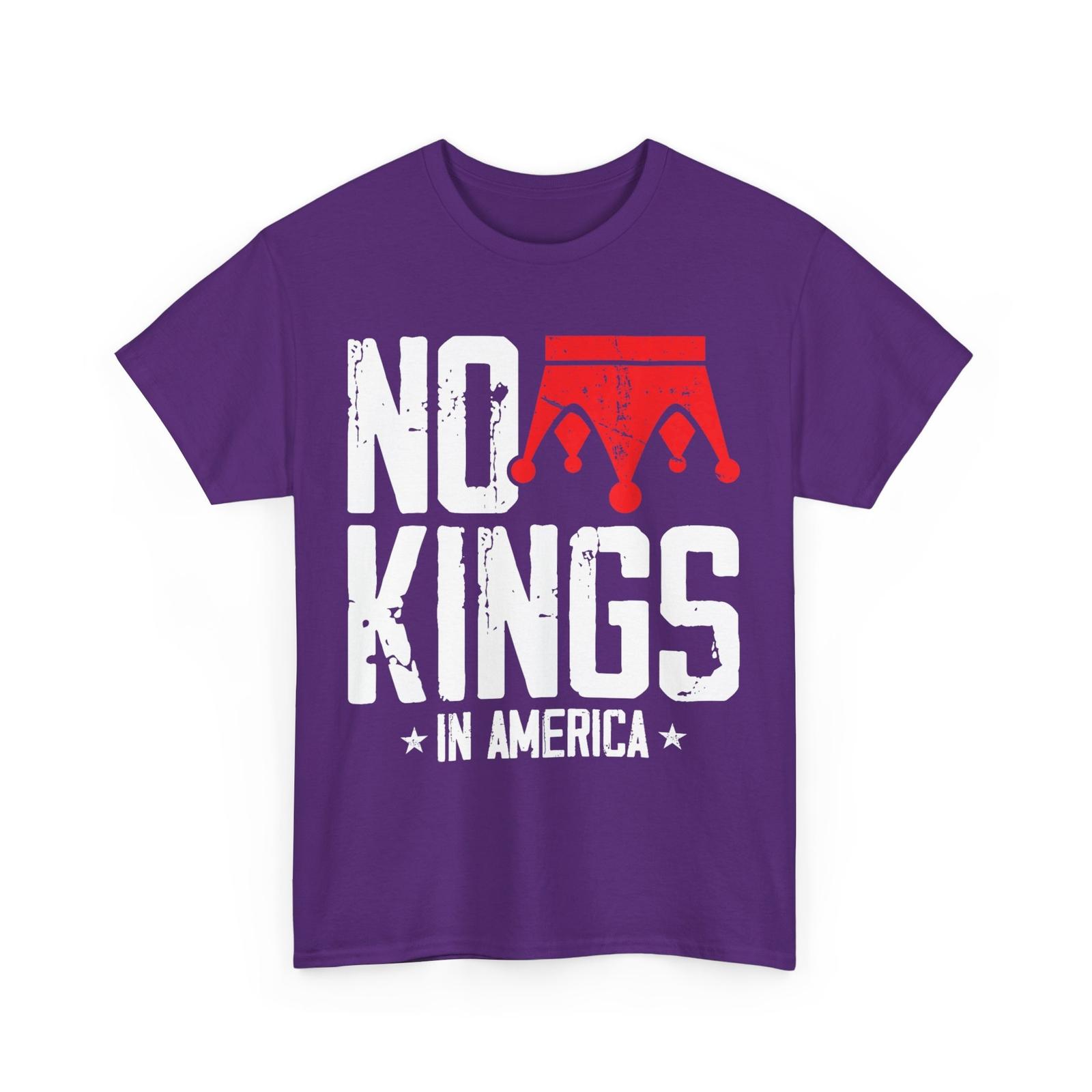 No Kings In America Independence Day Freedom Vintage Shirt XXXXL