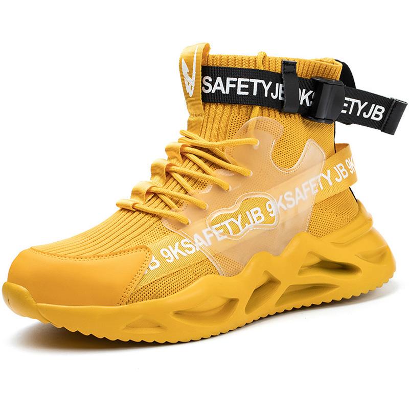 

Модные защитные мужские ботинки Модные рабочие кроссовки Обувь со стальным носком Защитные ботинки с защитой от проколов Промышленная обувь Рабочая обувь EU48