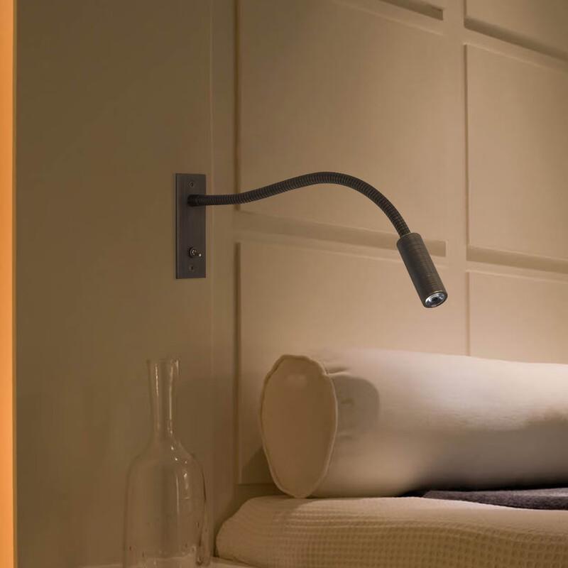 Flexible Gooseneck Wall Reading Lamp