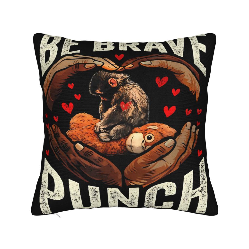 Pillow Case Cuddle Therapy Love You More Punch Monkey Baby Makak Cute Comfy Pillow Cover For Car Home Decor Cute Pillowcases
