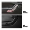 4x Black Inner Door Handle Cover Trim Panel For Jeep Wrangler JK 2011-2017 4Door