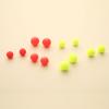 50 τμχ Floating Bobbers Fishing Fluorescent Drift Ball Fishing Float Foam Balls