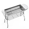 Stainless Steel BBQ Grill with Galvanized Net