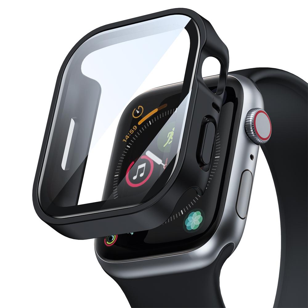 Waterproof Glass+cover For Apple Watch series11 10 9 8 7 6 se3 46mm 41mm 44mm 40m 41mm 45mm Ultra1/2/3 49mm Straight Edge Screen Protector accessories