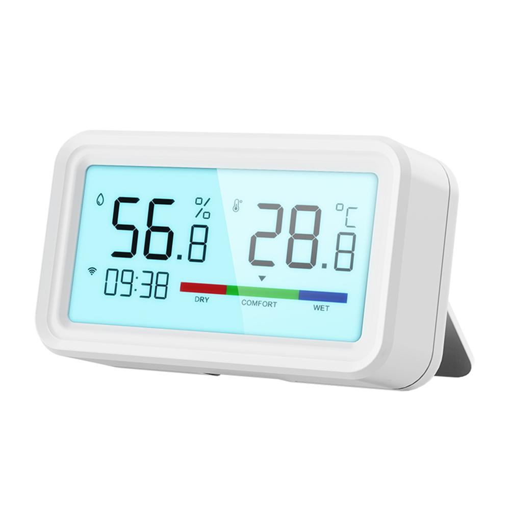 DC 5V Tuya Thermohygrometer Wireless WiFi Thermometer Hygrometer Temperature Humidity Tester Sensor Support For Alexa Google