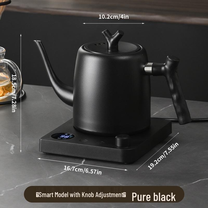 Electric Gooseneck Temperature-Controlled Pour-Over Coffee Kettle