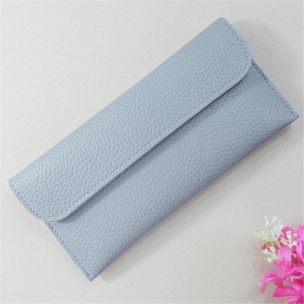 Women PU Leather Long Wallets Fashion ID Credit Card Holder Bag Portable Money Bag Coin Purses