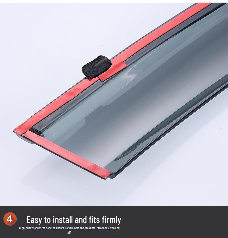 Honda Tenth Gen Accord, Civic, Lingpai, and Fengfan Car Window Rain Visor - Sun and Rain Guard for CR-V, XRV