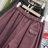 Plus Size Japanese Style Casual Wide-Leg Pants for Women - Slimming, Versatile, Nine-Tenth Length