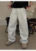 Off-white Scimitar Pants Spring and Summer New Products Versatile Loose Drawstring Trousers Comfortable Men's Floor Pants