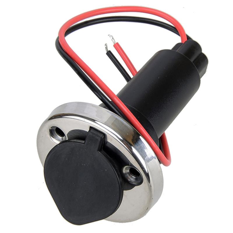 

Anchor Stern Navigation Light Plug-in Pole Base Socket Deck Mount For Yacht Boat Marine 12V