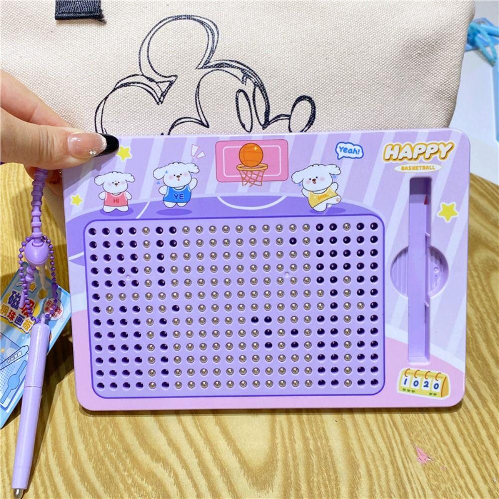Magnetic Toy Doodle Board Keychain Cartoon Writing Pad Bag Pendant  Birthday Gift