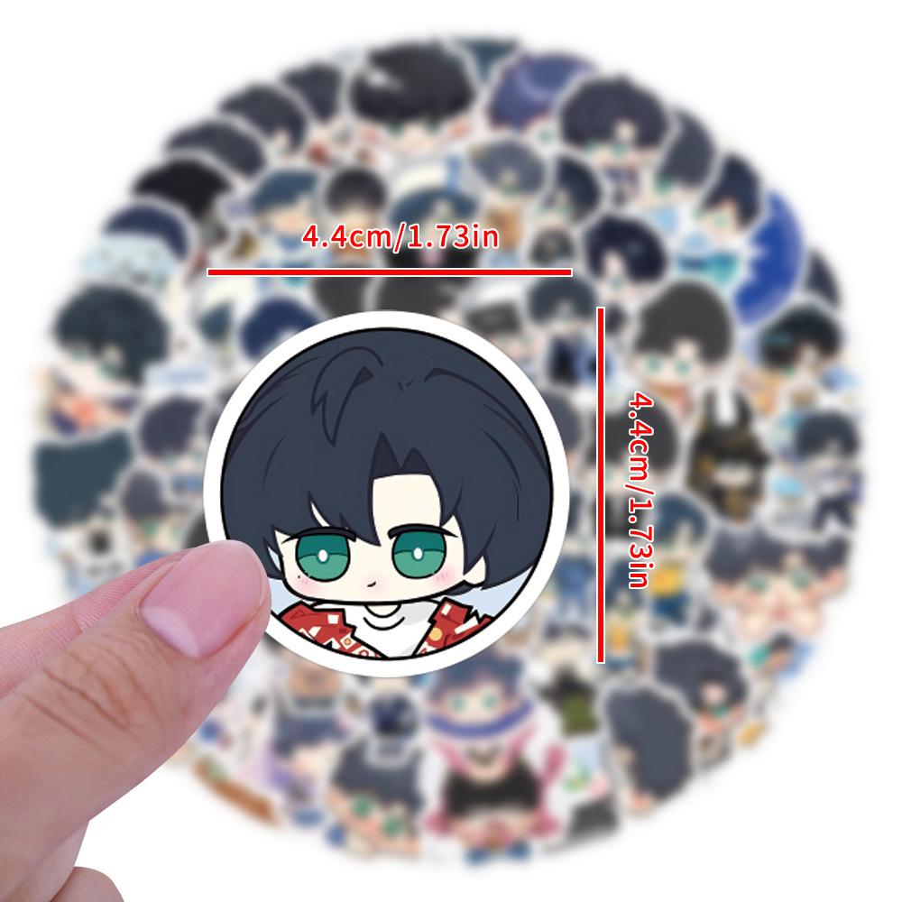 104 New Xiao Yi QQ People Graffiti Stickers Decorate Refrigerator Scooter Personalized DIY Stickers