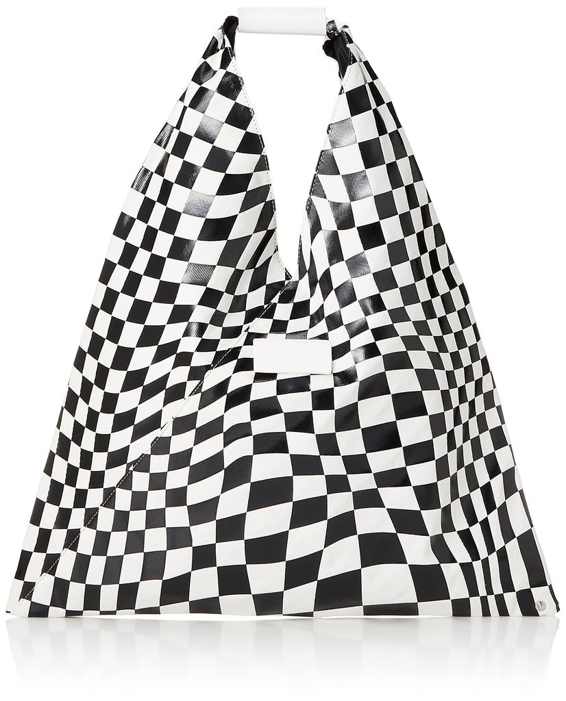 MM6 Maison Margiela Tote Bag Japanese Print S54WD0039-P4615 Women's White/Black [Used]