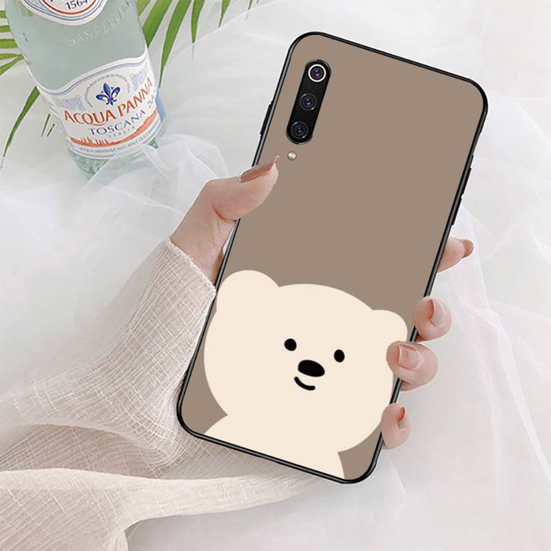 Cute Cartoon Bear Animal Phone Case for Xiaomi Mi 5 6 8 9 10 Lite Pro SE Mix 2s 3 F1 Max2 3