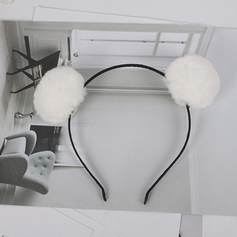 Sexy Spitzen Katzenohren Stirnband mit Tupfen - Niedliche Kätzchen Haarspange Accessoire für Frauen