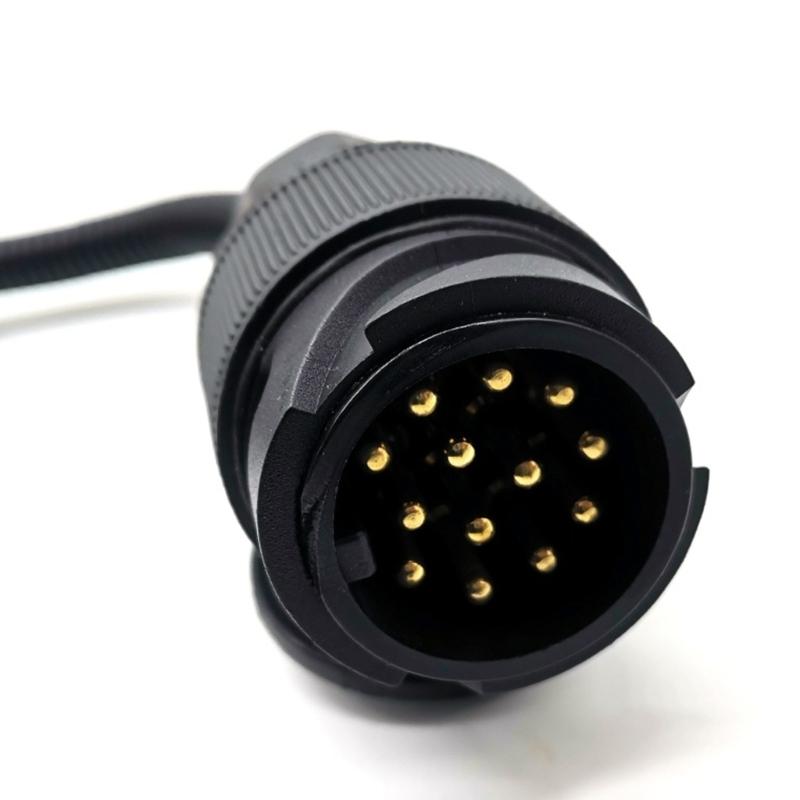 Trailer Electrical Part Adapter 12V Cable-Linked Design for Light Hookup, Towing Wiring Replacement, and 1 Pack Use