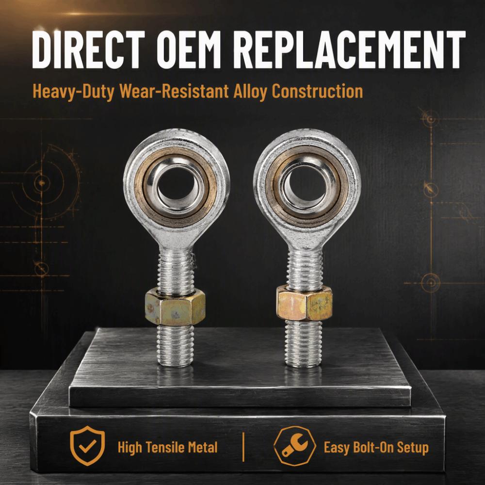 2Pcs Left Right Hand Thread Rod End Joint Bearing M10 Thread Rod End Bearing For ATV