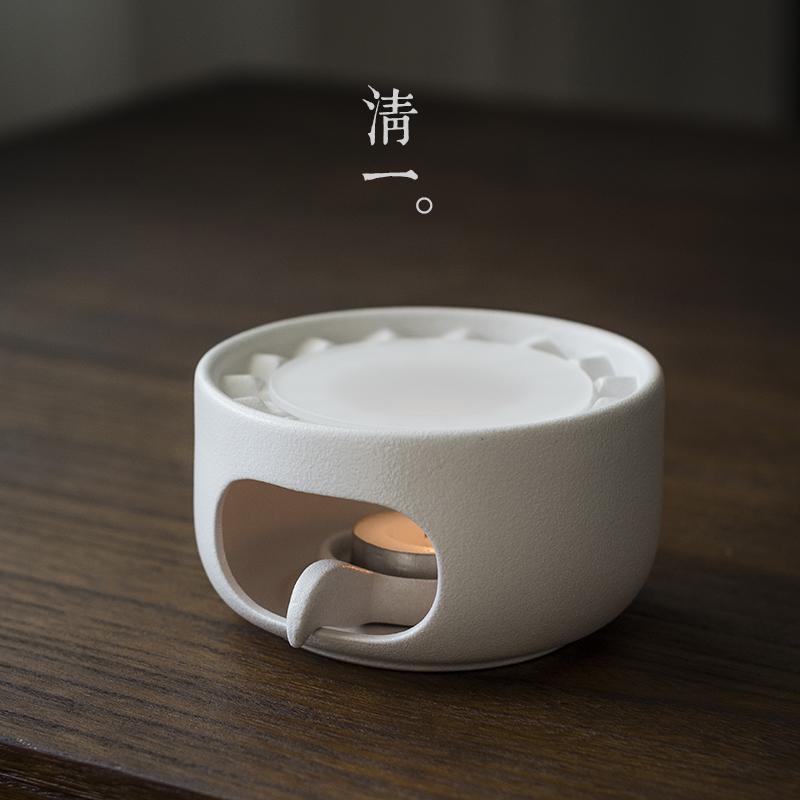 Candle Heated Teapot Base Japanese-style Tea Warming Stove Tea Warmer Ceramic Warmer