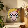 Stylish Tthe Binding of Isaacw Cushion Cover Versatile DoubleSided Pillow Case Fit for Sofa Bed Car  Daily Decor