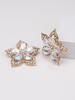 Crystal Flower Metal Brooch: Five-Petal Design for Handbags, Bouquets, and Clothing Accessories