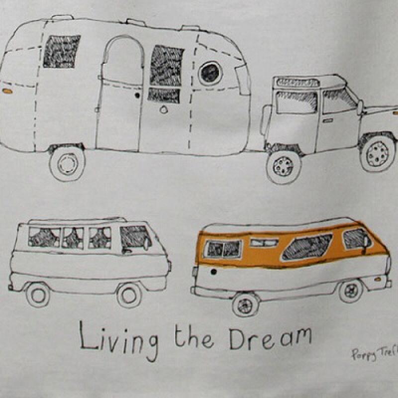 

Tea towel bus
