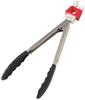 Skater KWTO1-A Snoopy Silicone Head Kitchen Tongs Stainless Steel Spring Heat Resistant 230 C 30.5 Cm