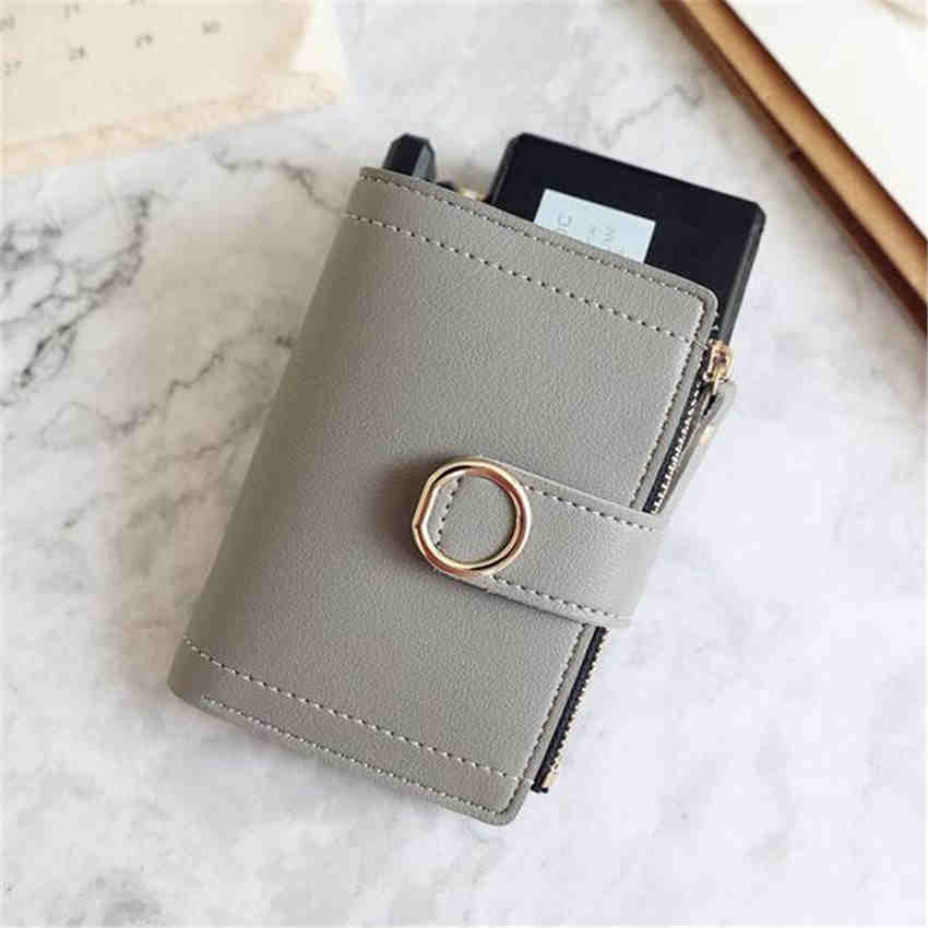 Fashion Leather Females Small Wallets Card Bag Ladies Clutch Purse Money Clip Wallet