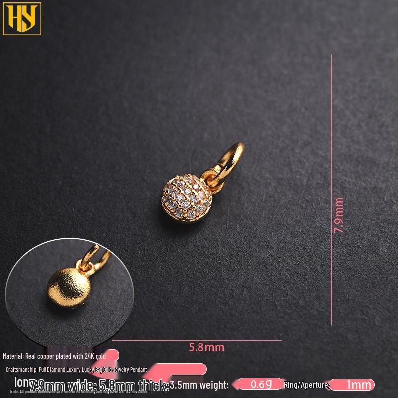 **Роскошный набор: браслет с инкрустацией цирконами и подвеска с золотым покрытием**