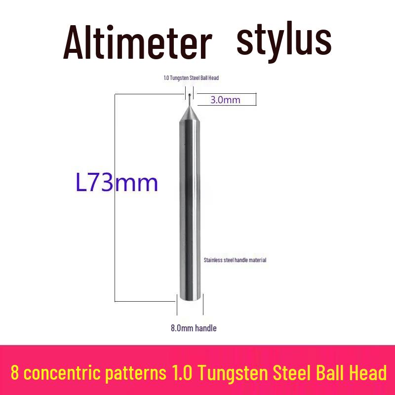 TESA Height Gauge Probe, 1.0mm Tungsten Carbide Ball Tip