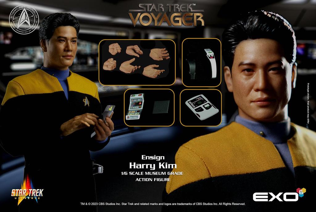 Action Figure Star Voyager Ensign Harry Kim 1/6 Hyper-Realistic Trek