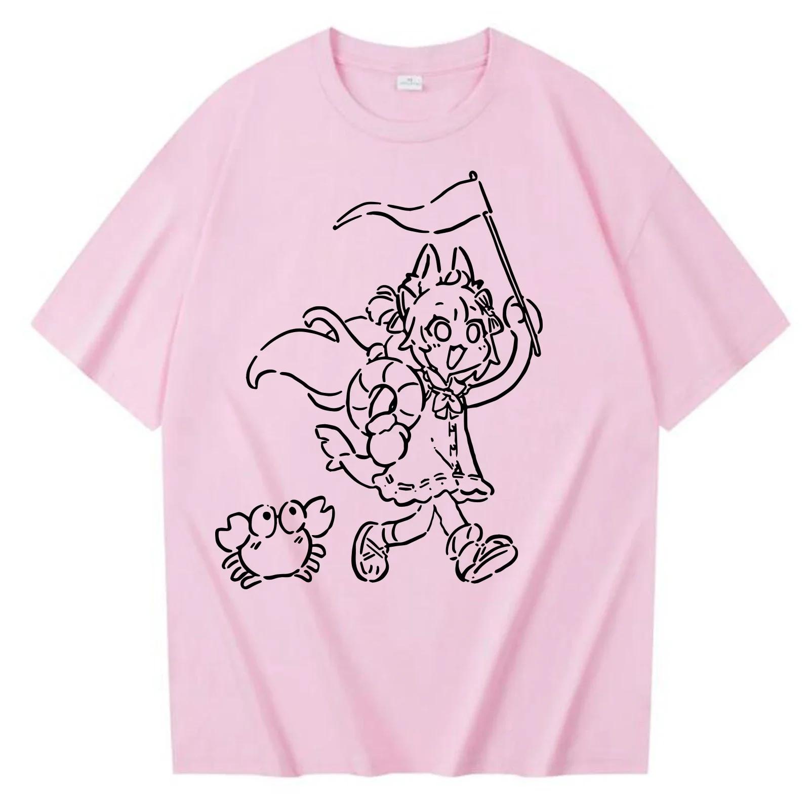 

Sameko Saba Graffiti graphic fashion summer t-shirt Casual shorts Harajuku T-shirt Anime T-shirt Unisex T-shirts 4XL