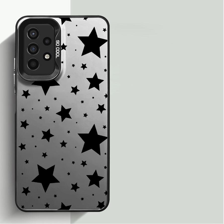 Five Pointed Star Phone Case for Samsung Galaxy A14 A13 A15 A23 4G A34 A33 A53 A24 A54 A35 A55 5G A11 A12 Capa Cover