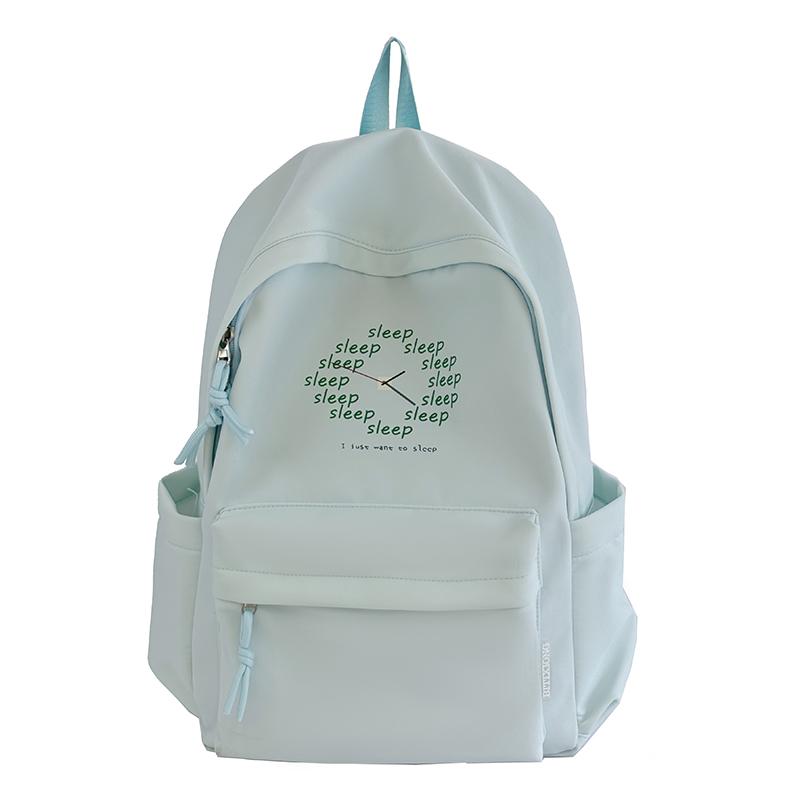 

Waterproof Lightweight Backpack Women s Campus Backpack Large Capacity Student Schoolbag синій