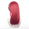 LVMEY Character Costume Perfect for Comiket Cultural and School Festivals Wig, Anime, Red, Long, Disguise, Heat-Resistant, Accessory, Events,