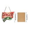 Wooden Halloween Hanging Sign for Party House Garden Yard Decoration