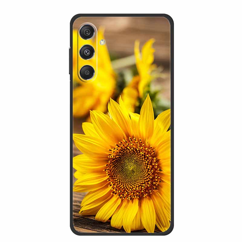 Funda For Samsung A17 Back Cover Case Fashion Black Silicone TPU Soft Phone Case For Samsung Galaxy A17 2025 Case A 17 Coque Bag