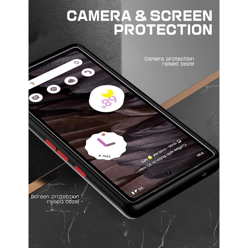 Armor Matte Case für Google Pixel 8 7A 7 6 Pro Cover Ring Magnethalter Ständer Stoßfest Business Vollschutz