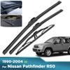 For Nissan Pathfinder R50 1990-2004 1991 1992 1993 Wiper Front&Rear Wiper Blades Windshield Windscreen Window Brushes 20"20"12