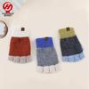 Unisex Japanese Style Knitted Fingerless Winter Gloves - Thick Warm Design