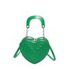 Textured Pu Love Handbag Foreign Style Shoulder Bag Creative Personality Women'S Bag Versatile Messenger Bag