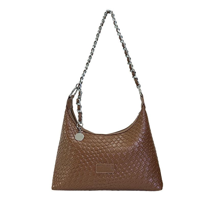 2023 New Korean Style Fashion Small Batch Design Women's Bag Simple Commuter Chain Hand-held Trendy Versatile Single Shoulder Bag