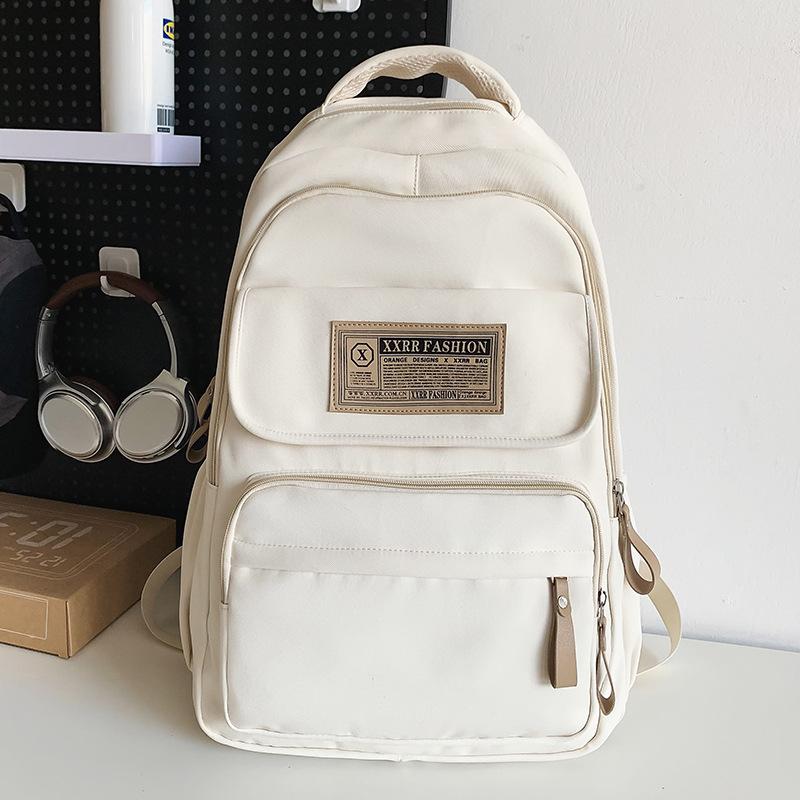 School Bag Children Primary School Students Female Large Capacity Burgundy Backpack Middle School Students College Students Male Backpack